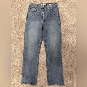 Denim Forum Arlo High Rise Straight 28L